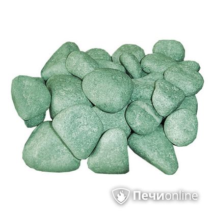 Камни для бани Банный камень Жадеит шлифованный 10 кг. в Кемерове