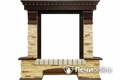 Портал для электрокамина Royal Flame Pierre Luxe угловой сланец под классический очаг в Кемерове