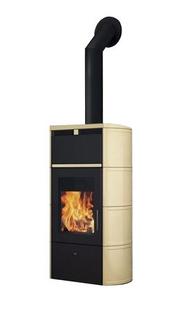 Печь-камин Edilkamin Flamma 24 kw V.A. Pergamena с Т/О в Кемерове
