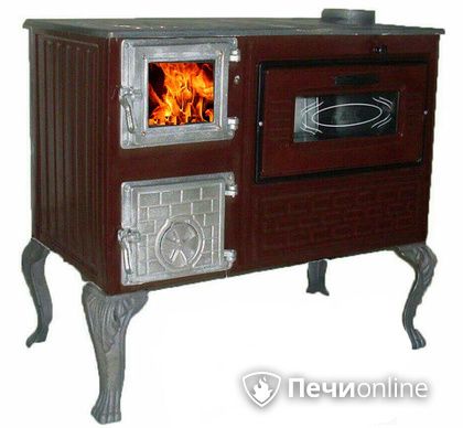 Отопительно-варочная печь МастерПечь ПВ-06 с духовым шкафом, 7.5 кВт в Кемерове