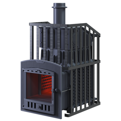 Дровяная печь-каменка Гефест Гром Ураган 30 (П2) в Кемерове