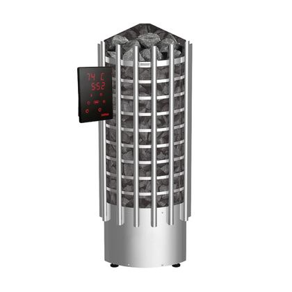 Электрокаменка для сауны Harvia Glow Corner TRC90XE c цифровой панелью управления в Кемерове