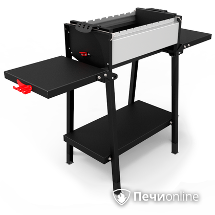 Мангал Grillver Крафтикс Сильвер на подставке в Кемерове